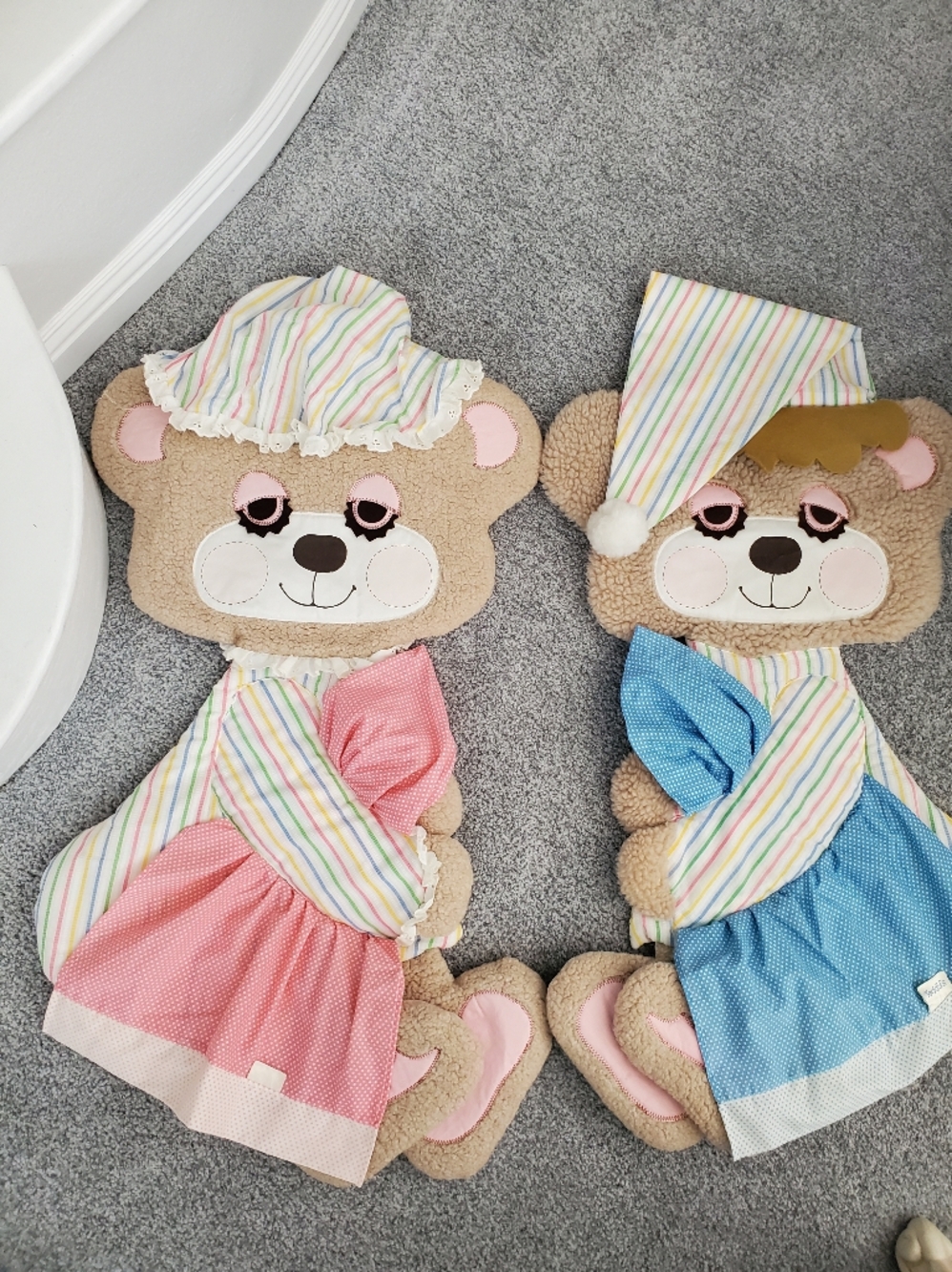 Teddy Beddy & Betsy Bear Crib Nursery Set VINTAGE
